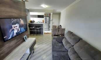 Imagem 3: Apartamento à venda com 2 dormitórios, sala dois ambientes, churrasqueira, cozinha e lavan