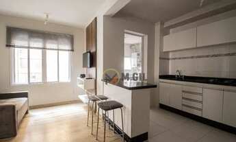 Imagem 2: Studio com 1 dormitório para alugar, 47 m² por R$ 2.252,20/mês - Centro - Curitiba