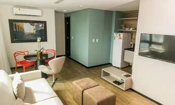 Imagem 1: Apartamento 1 Quarto , mobiliado , andar alto