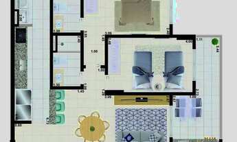 Imagem 7: APARTAMENTO COM 76.21 m² - AVIAÇÃO - PRAIA GRANDE SP