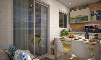 Imagem 5: Apartamento para venda com 57 metros quadrados com 2 quartos em Guilhermina - Praia Grande