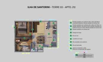 Imagem 2: 032 Lançamento Vende-se Apartamento no Condomínio Ilha de Santorinni MRV Localização