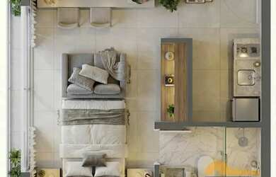 Imagem 14: Studio Apartamento com 1 dormitório