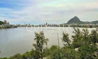 Imagem 3: Essa cobertura te dá a sensação de estar em uma casa suspensa com vista total da Lagoa Rod