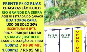 Imagem: Lotes 900m2 e 1.000m2 frente p/ 02 ruas