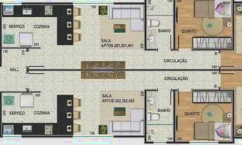 Imagem 6: Apartamento para Venda em Belo Horizonte, Anchieta, 2 dormitórios, 1 suíte, 2 banheiros, 2