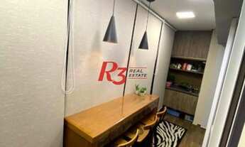 Imagem 2: Apartamento para venda tem 68 metros quadrados com 2 quartos em Encruzilhada - Santos - SP