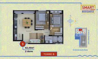 Imagem 5: Navegantes - Apartamento Padrão - Centro