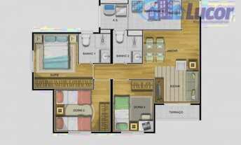 Imagem 6: Apartamento com 3 dormitórios à venda, 63 m² por R$ 627.000,00 - Tatuapé - São Paulo/SP