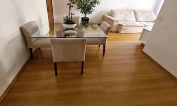 Imagem 6: Apartamento de 65 m², 2 quartos, 2 banheiros, cozinha e sala bem espaçosa. Sol de manhã na