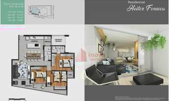 Imagem 5: Luxuoso Apartamento com 3 qtos/suíte/2 vagas à venda, 120 m² por R$ 815.988,00 - Santa Hel