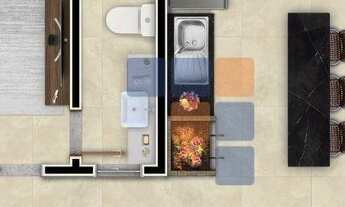 Imagem 5: Cobertura com 2 dormitórios à venda, 52 m² por R$ 356.000,00 - Cabral - Contagem/MG