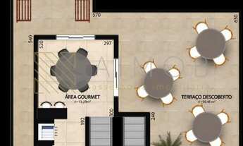 Imagem 2: Sobrado à venda 3 Quartos, 1 Suite, 2 Vagas, 110M², Uberaba, Curitiba - PR