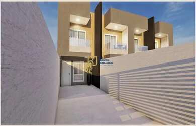 Imagem 5: Casa Geminada à Venda - 2 Quartos ambos com Suítes sendo 1 com Varanda - 1 Vaga (mas cabem