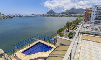 Imagem 6: Cobertura duplex, 567 m2 com 4 suites, 4 vagas, Vista eterna da Lagoa Rodrigues de Freitas