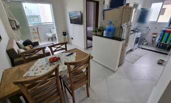 Imagem 6: Apto mobiliado, 1 dormitório, sacada com vista mar, prédio com lazer completo a 100 metros