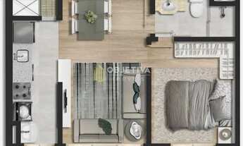 Imagem 7: Garden à venda 2 Quartos 1 Suite 1 Vaga 84.44M² Mont Serrat Porto Alegre - RS