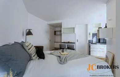 Imagem 6: Studio com 31m², 1 banheiro, 1 vaga, sol da manhã, varanda