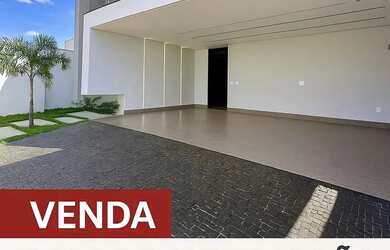 Imagem: Casa moderna com 4 suítes, home cinema