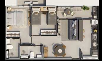 Imagem 4: Apartamento 02 quartos lançamento na avenida caxanga com varanda gourmet