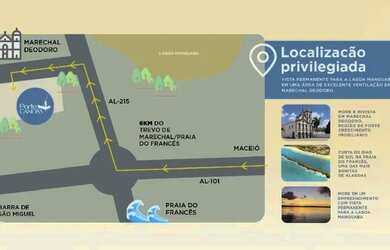 Imagem 2: Porto de Canoas, lotes na praia do Francês