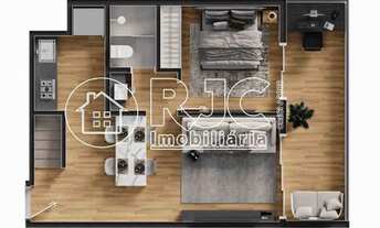 Imagem 2: Imóvel para venda possui 65 metros quadrados com 2 quartos em Tijuca - Rio de Janeiro - RJ