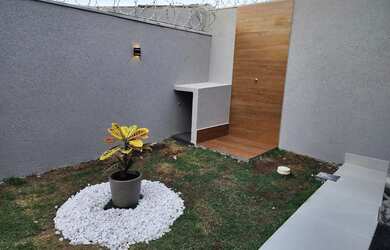 Imagem 3: Casa moderna com acabamento de alto padrão- Jardim Buriti Sereno Casa de Rua com 3 Quarto