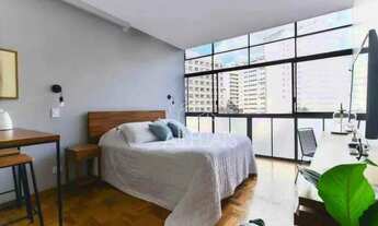 Imagem 2: Apartamento com 1 dormitório para alugar, 28 m² por R$ 3.422,00/mês - República - São Paul