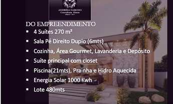 Imagem 2: Imóvel de 4 Suítes -Piscina(21mts), Prainha e Hidro Aquecida - Energia Solar