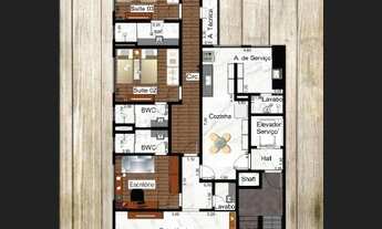 Imagem 6: Apartamento com 4 dormitórios à venda, 227 m² por R$ 1.730.000,00 - Bom Pastor - Juiz de F