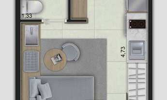 Imagem: Studio com 1 dormitório à venda, 20 m²