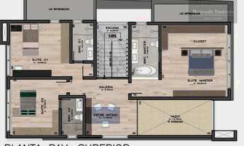 Imagem 3: Casa com 3 dormitórios à venda por R$ 2.980.000,00 - Santa Felicidade - Curitiba/PR