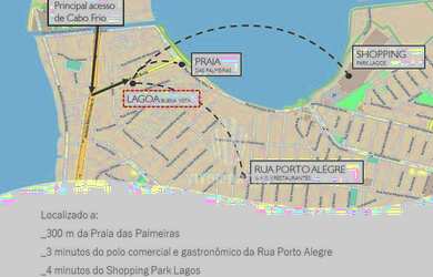 Imagem 5: Apartamento com 2 dormitórios à venda, 87 m² por R$ 519.000,00 - Palmeiras - Cabo Frio/RJ