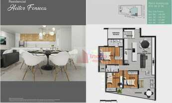 Imagem 6: Luxuoso Apartamento com 3 qtos/suíte/2 vagas à venda, 120 m² por R$ 815.988,00 - Santa Hel