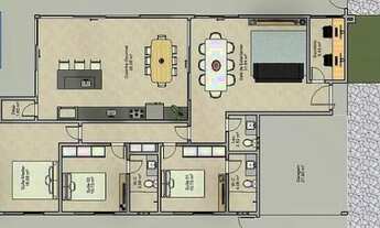 Imagem 2: Casa à venda, 204 m² por R$ 1.690.000,00 - Condomínio Terras do Cancioneiro - Paulínia/SP