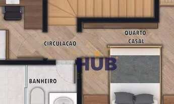 Imagem 4: SOBRADO COM 2 QUARTOS NO ALTO BOQUEIRÃO EM CURITIBA