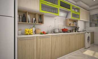 Imagem 2: Apartamento para venda com 57 metros quadrados com 2 quartos em Guilhermina - Praia Grande