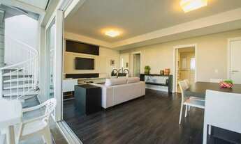 Imagem 6: Apartamento cobertura mobiliado com 3 dormitórios à venda, 180 m² - Condomínio Rossi Atlân