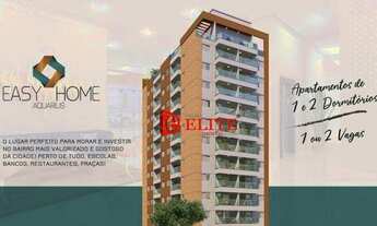 Imagem 2: Apartamento com 1 dormitório à venda, 48 m² por R$ 346.608,00 - Jardim Aquarius - São José