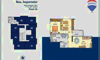 Imagem 3: Apartamento com 2 quartos à venda, 61 m² por R$ 316.000 - São Mateus - Juiz de Fora/MG