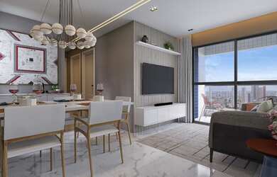 Imagem 6: Apartamento com 3 quartos, 75 m², à venda por R$ 495.000