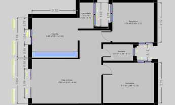 Imagem 2: Cohab Gleba II, próximo a. Montenegro, apto 2 quartos, R$ 1.400 com modulados