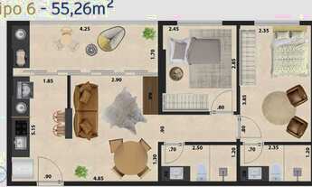 Imagem 3: Lançamento apartamento com 2 dormitórios com lazer