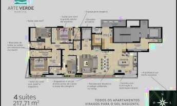 Imagem 6: Excelente apartamento no setor Marista de 217 m²