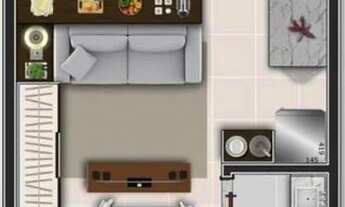 Imagem 4: Studio com 1 dormitório e 1 vaga de garagem à venda no bairro Pantanal, em Florianópolis-S