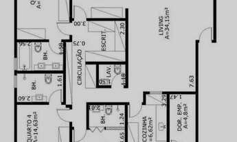 Imagem 2: Apartamento com 4 quartos, 170m² em São Paulo, Indianópolis
