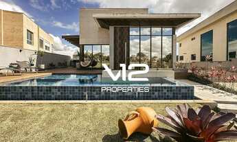 Imagem 3: Casa com 4, sendo 3 suítes quartos para alugar, 540 m² - Alphaville Lagoa dos Ingleses - N