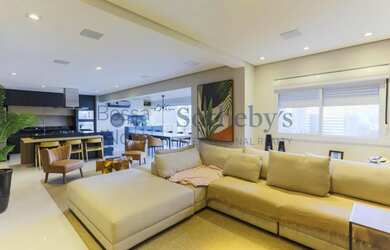 Imagem 2: Apartamento mobiliado com varanda gourmet e integração dos ambientes