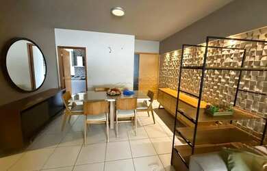 Imagem 4: Apartamento Mobiliado com 3 Quartos e Varanda em Andar Alto no Edf Marcel Sampaio