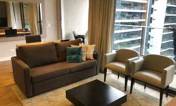 Imagem: Flat com 1 dormitório para alugar, 65 m²